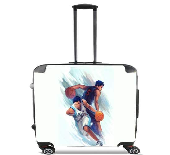  Aomine Basket Kuroko Fan ART para Ruedas cabina bolsa de equipaje maleta trolley 17" laptop