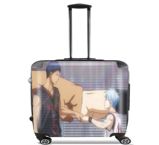  Aomine the only one who can beat me is me para Ruedas cabina bolsa de equipaje maleta trolley 17" laptop