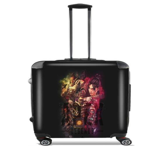  Apex Legends Fan Art para Ruedas cabina bolsa de equipaje maleta trolley 17" laptop