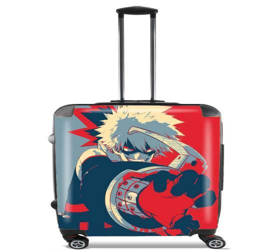  Bakugo Katsuki propaganda art para Ruedas cabina bolsa de equipaje maleta trolley 17" laptop