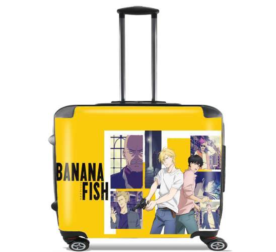  Banana Fish FanArt para Ruedas cabina bolsa de equipaje maleta trolley 17" laptop