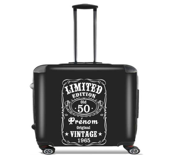  Birthday Custom Jack Daniels para Ruedas cabina bolsa de equipaje maleta trolley 17" laptop