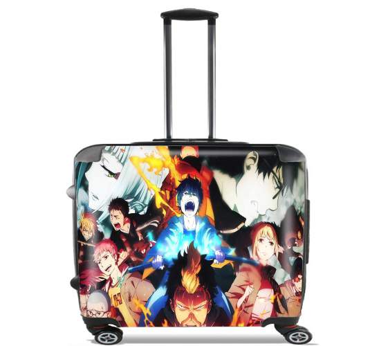  Blue Exorcist para Ruedas cabina bolsa de equipaje maleta trolley 17" laptop