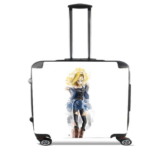  C18 Android Bot para Ruedas cabina bolsa de equipaje maleta trolley 17" laptop