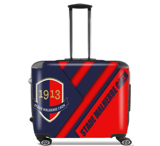  Caen  Futbol Home para Ruedas cabina bolsa de equipaje maleta trolley 17" laptop