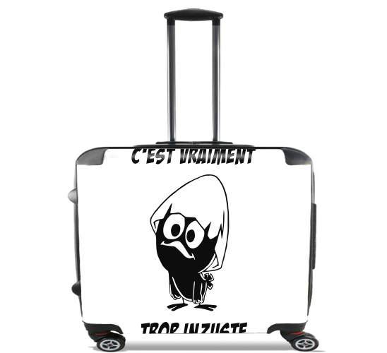  Calimero Vraiment trop inzuste para Ruedas cabina bolsa de equipaje maleta trolley 17" laptop