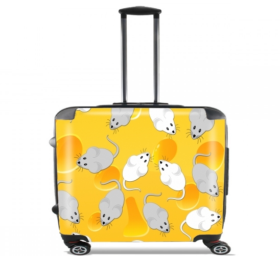  cheese and mice para Ruedas cabina bolsa de equipaje maleta trolley 17" laptop