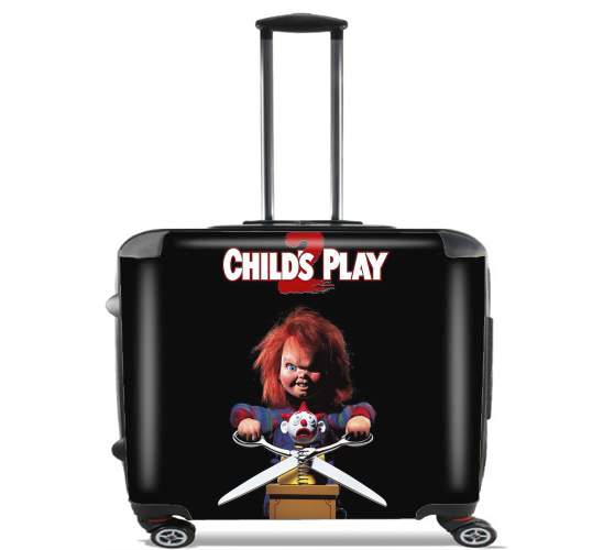  Child Play Chucky para Ruedas cabina bolsa de equipaje maleta trolley 17" laptop