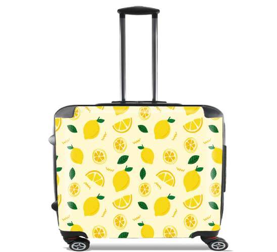  Citrus Summer Yellow para Ruedas cabina bolsa de equipaje maleta trolley 17" laptop