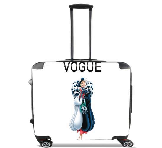  Cruella Dalmatien para Ruedas cabina bolsa de equipaje maleta trolley 17" laptop