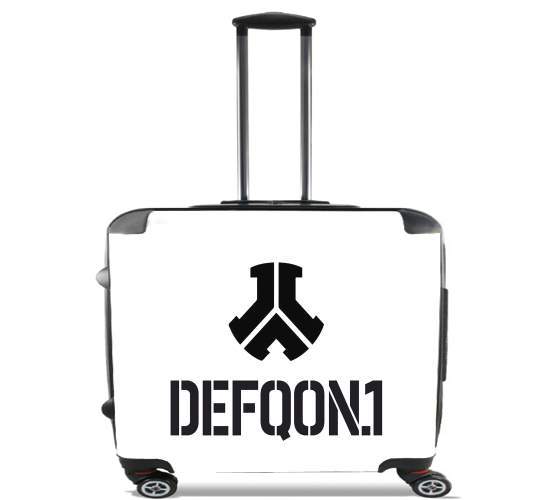  Defqon 1 Festival para Ruedas cabina bolsa de equipaje maleta trolley 17" laptop