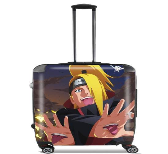  Deidara Art Angry para Ruedas cabina bolsa de equipaje maleta trolley 17" laptop