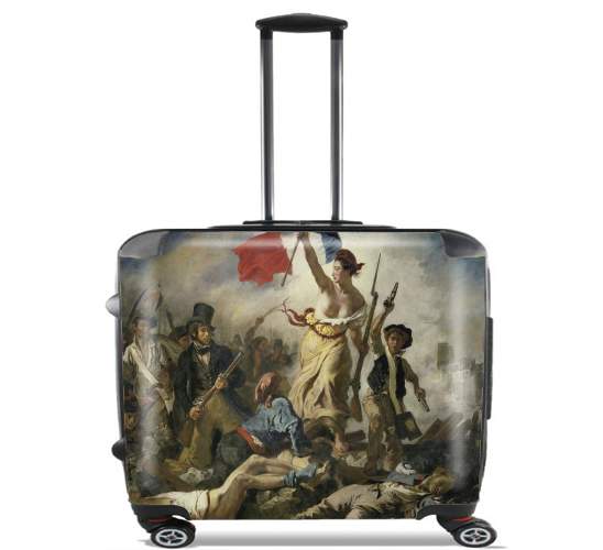  Delacroix La Liberte guidant le peuple para Ruedas cabina bolsa de equipaje maleta trolley 17" laptop