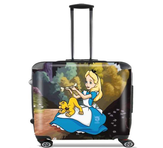  Disney Hangover Alice and Simba para Ruedas cabina bolsa de equipaje maleta trolley 17" laptop