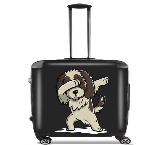  Dog Shih Tzu Dabbing para Ruedas cabina bolsa de equipaje maleta trolley 17" laptop