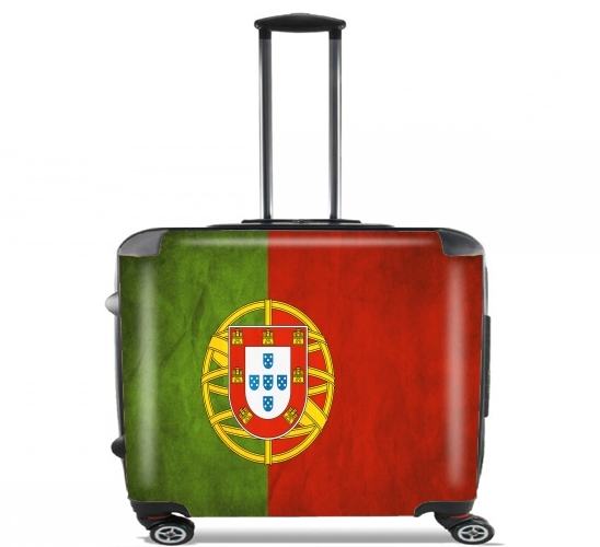  Bandera Vintage Portugal para Ruedas cabina bolsa de equipaje maleta trolley 17" laptop
