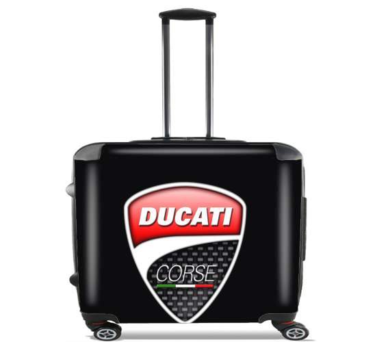  Ducati para Ruedas cabina bolsa de equipaje maleta trolley 17" laptop