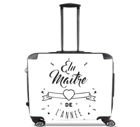  Elu maitre de lannee para Ruedas cabina bolsa de equipaje maleta trolley 17" laptop