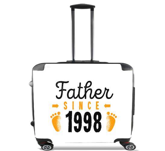  Father Since your YEAR para Ruedas cabina bolsa de equipaje maleta trolley 17" laptop