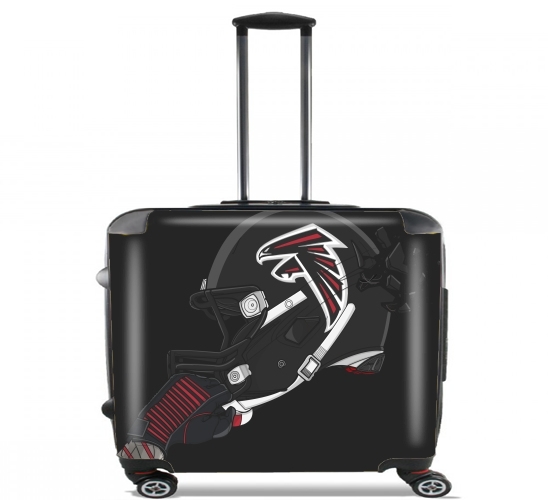  Football Helmets Atlanta para Ruedas cabina bolsa de equipaje maleta trolley 17" laptop