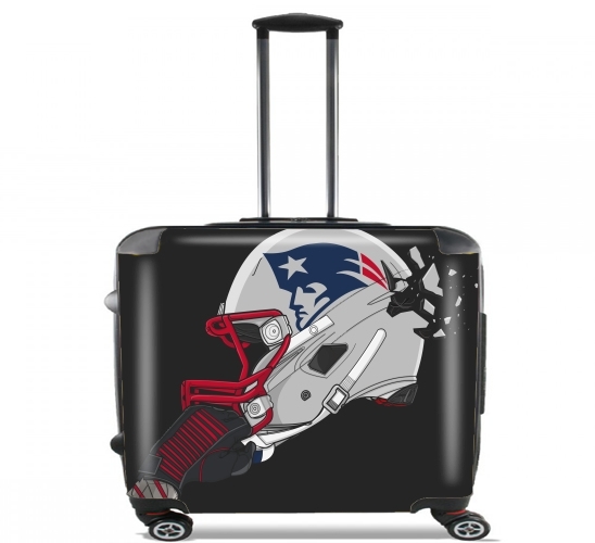  Football Helmets New England para Ruedas cabina bolsa de equipaje maleta trolley 17" laptop