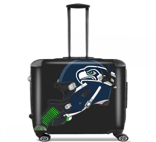  Football Helmets Seattle  para Ruedas cabina bolsa de equipaje maleta trolley 17" laptop