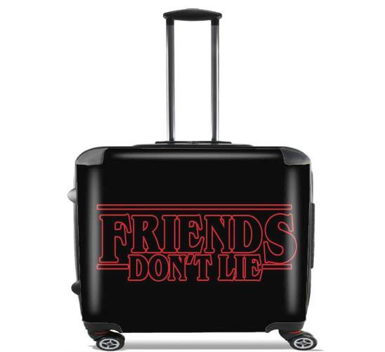  Friends dont lie para Ruedas cabina bolsa de equipaje maleta trolley 17" laptop