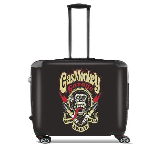  Gas Monkey Garage para Ruedas cabina bolsa de equipaje maleta trolley 17" laptop