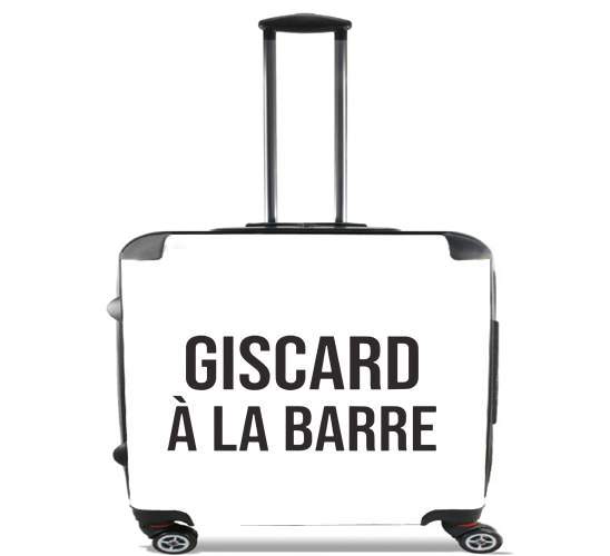  Giscard a la barre para Ruedas cabina bolsa de equipaje maleta trolley 17" laptop