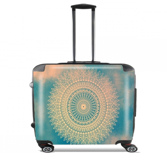  GOLDEN SUN MANDALA para Ruedas cabina bolsa de equipaje maleta trolley 17" laptop