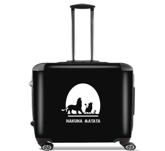  Hakuna Matata Elegance para Ruedas cabina bolsa de equipaje maleta trolley 17" laptop