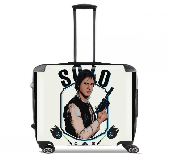  Han Solo from Star Wars  para Ruedas cabina bolsa de equipaje maleta trolley 17" laptop