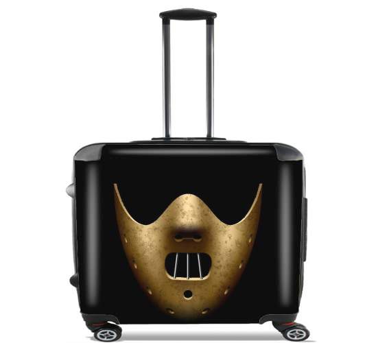  hannibal lecter para Ruedas cabina bolsa de equipaje maleta trolley 17" laptop