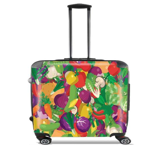  Healthy Food: Fruits and Vegetables V3 para Ruedas cabina bolsa de equipaje maleta trolley 17" laptop