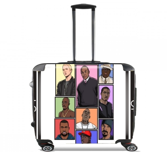  Hip Hop Legends para Ruedas cabina bolsa de equipaje maleta trolley 17" laptop