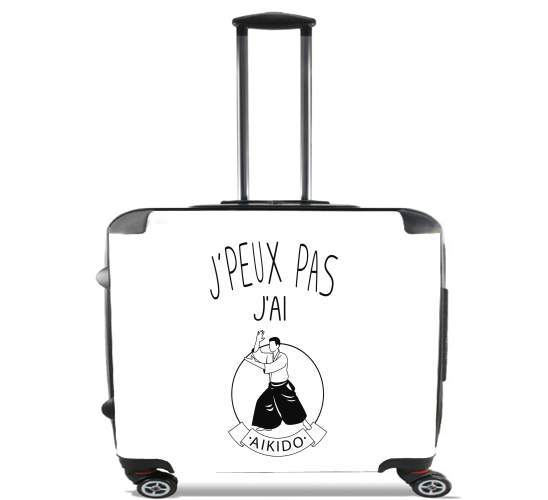  Je peux pas jai Aikido para Ruedas cabina bolsa de equipaje maleta trolley 17" laptop