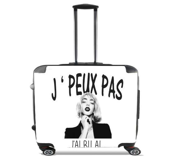  Je peux pas jai Bilal para Ruedas cabina bolsa de equipaje maleta trolley 17" laptop