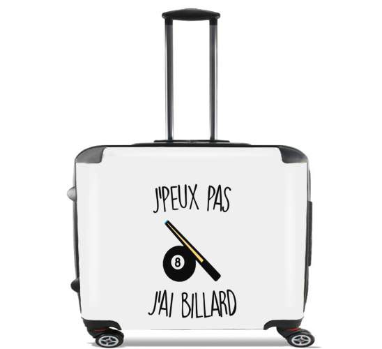  Je peux pas jai billard para Ruedas cabina bolsa de equipaje maleta trolley 17" laptop