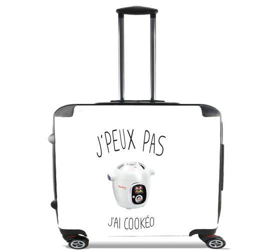  Je peux pas jai cookeo para Ruedas cabina bolsa de equipaje maleta trolley 17" laptop