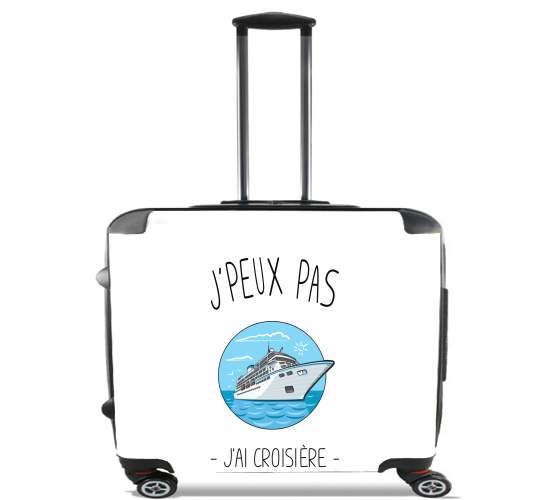  Je peux pas jai croisiere Bateau para Ruedas cabina bolsa de equipaje maleta trolley 17" laptop