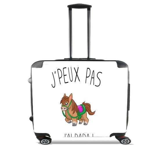  Je peux pas jai Dada para Ruedas cabina bolsa de equipaje maleta trolley 17" laptop