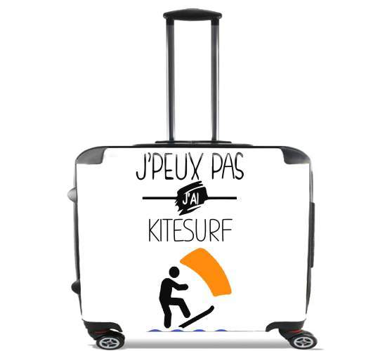  Je peux pas jai kitesurf para Ruedas cabina bolsa de equipaje maleta trolley 17" laptop