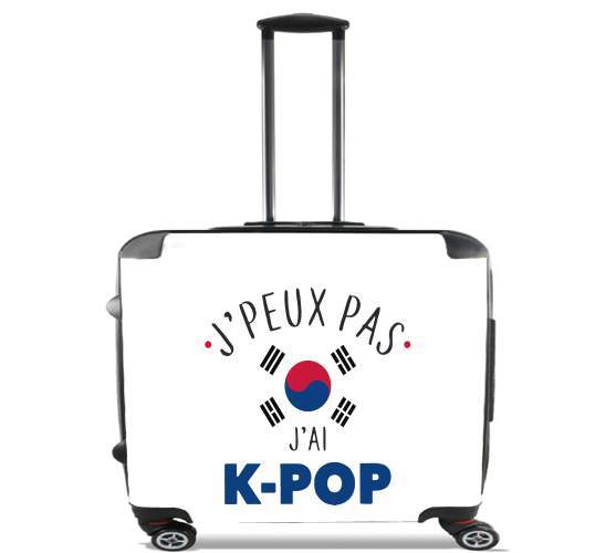  Je peux pas jai Kpop para Ruedas cabina bolsa de equipaje maleta trolley 17" laptop