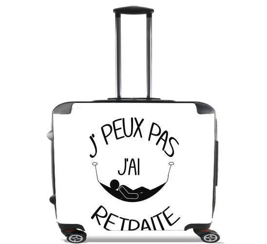  Je peux pas jai retraite para Ruedas cabina bolsa de equipaje maleta trolley 17" laptop