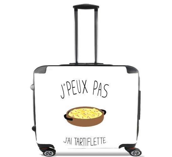  Je peux pas jai tartiflette para Ruedas cabina bolsa de equipaje maleta trolley 17" laptop