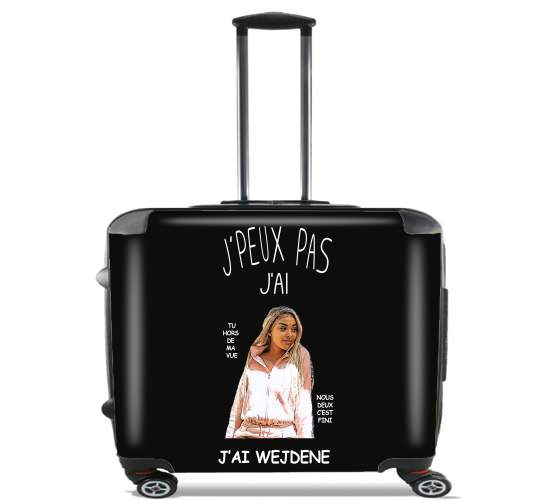 Je peux pas jai Wejdene para Ruedas cabina bolsa de equipaje maleta trolley 17" laptop