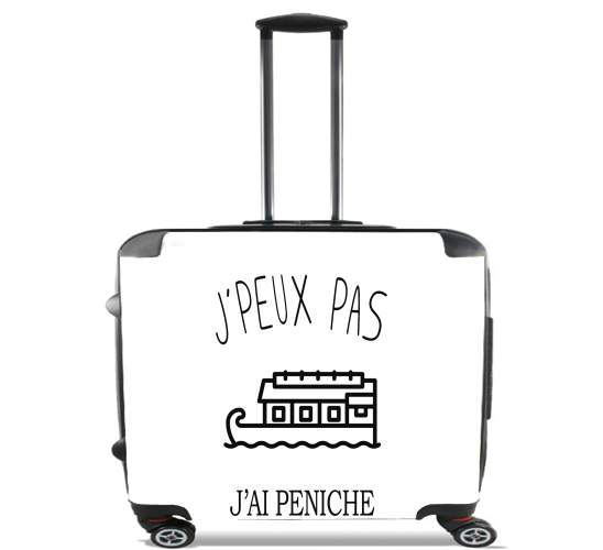  Je peux pasjai peniche para Ruedas cabina bolsa de equipaje maleta trolley 17" laptop