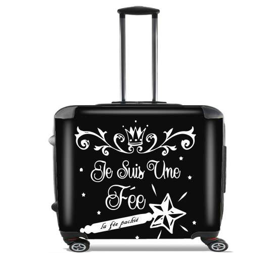  Je Suis Une Fée La Fée pachié para Ruedas cabina bolsa de equipaje maleta trolley 17" laptop