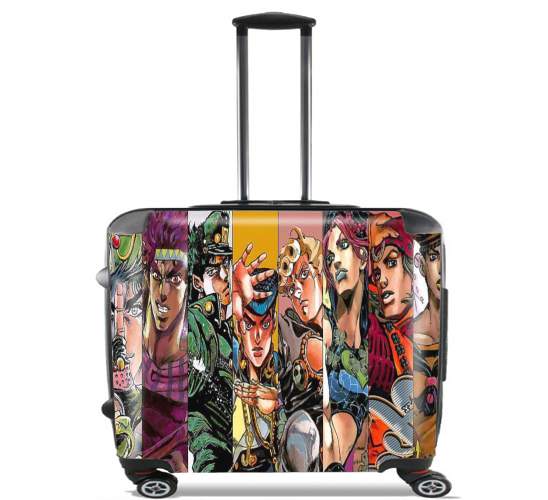  Jojo Manga All characters para Ruedas cabina bolsa de equipaje maleta trolley 17" laptop