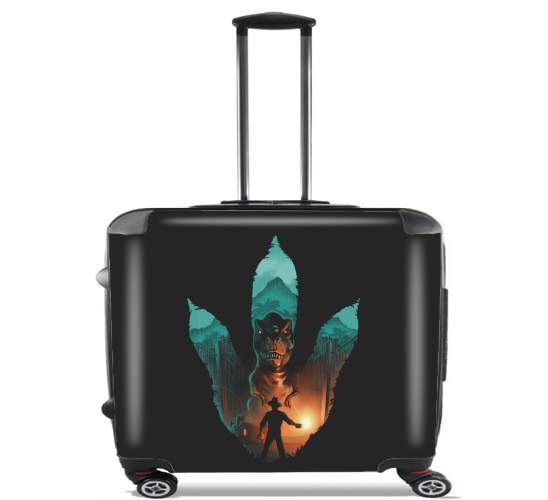  Jurassic Footprint para Ruedas cabina bolsa de equipaje maleta trolley 17" laptop